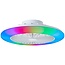 Brilliant Salerno LED Ceiling Fan Light 49CM White RGB CCT