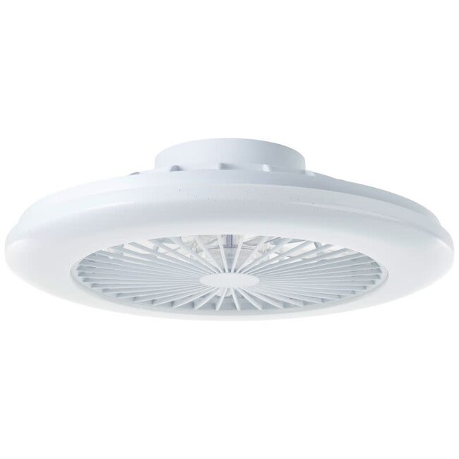 Brilliant Salerno LED Ceiling Fan Light 49CM White RGB CCT