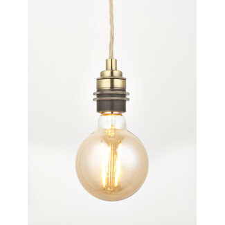 Cable Set antique Brass Plate E27