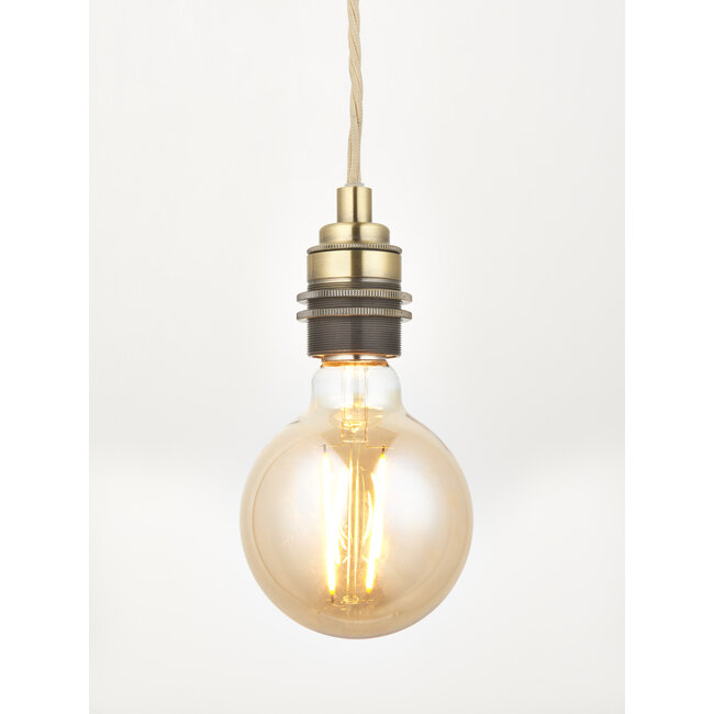 Cable Set antique Brass Plate E27