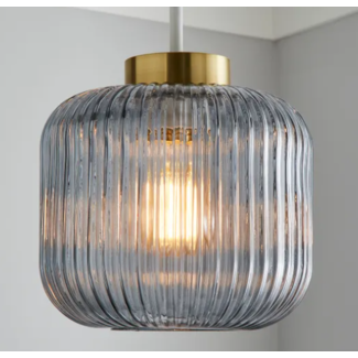 Riley 1 Lt Pendant Ceiling Fitting Navy