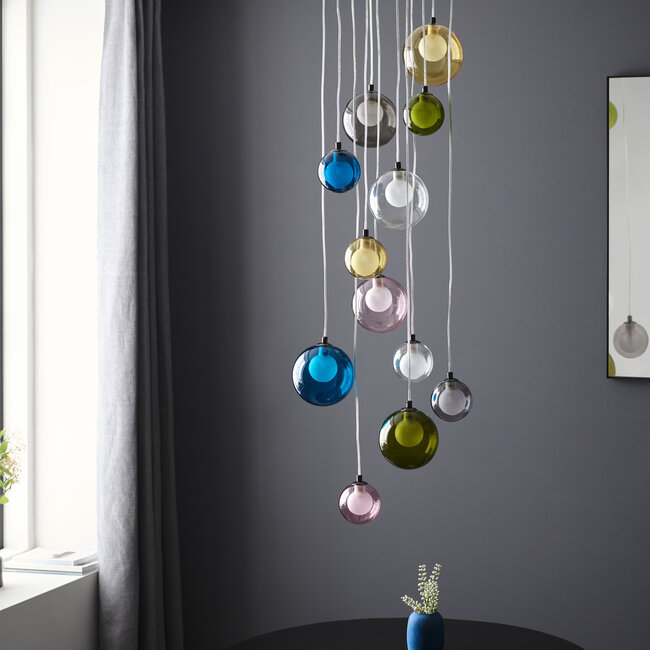 Galileo 12lt Pendant Black Chrome