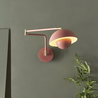 Lenny Retro Wall Lamp Clay