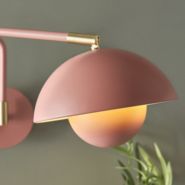 Lenny Retro Wall Lamp Clay