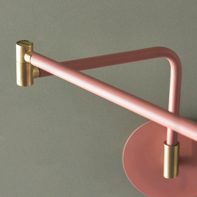 Lenny Retro Wall Lamp Clay