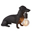 Dachshund Black Table 1lt Light