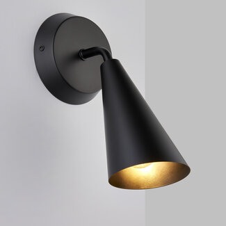 Cone Wall Light Black