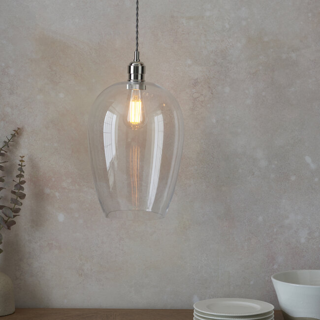 Drop 1lt Pendant Nickel