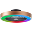 Brilliant Slimline LED RGB CCT Ceiling Fan Light 49CM Gold