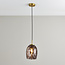 Lilo 1 Light Pendant Ceiling Fitting Amber
