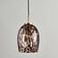 Lilo 1 Light Pendant Ceiling Fitting Amber