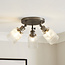 Tobias 3lt Semi Flush Pewter