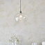 Drop Hammered Med Pendant - B.Nickel