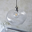 Drop Hammered Med Pendant - B.Nickel