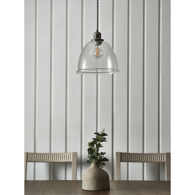 Raldwin Glass 1lt Pendant Satin