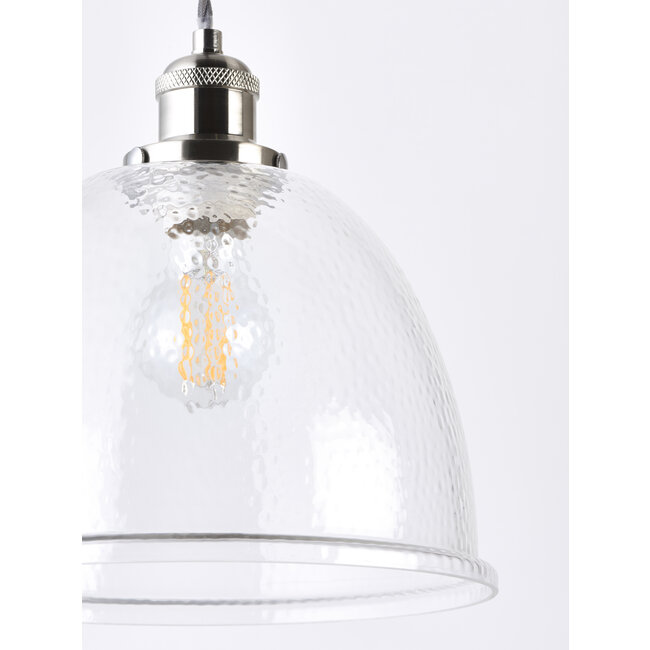Raldwin Glass 1lt Pendant Satin