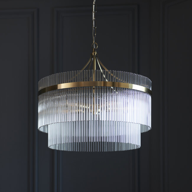 Marietta 5lt Pendant - Ant. Brass