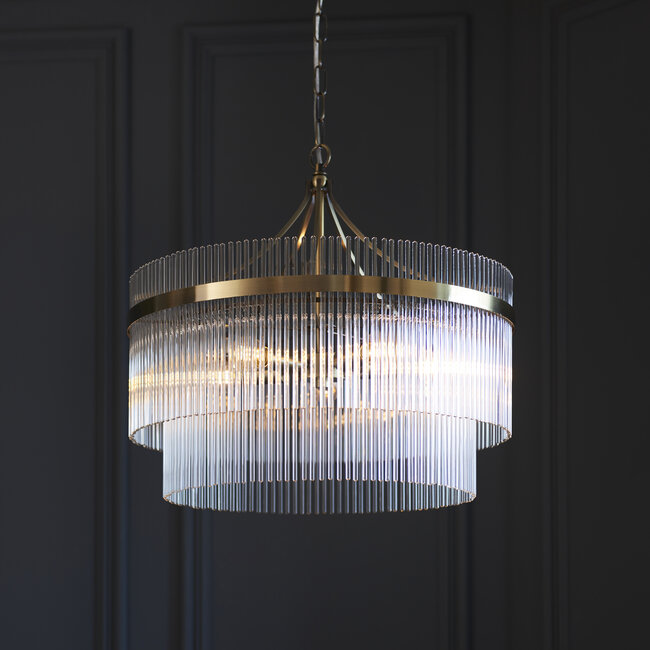 Marietta 5lt Pendant - Ant. Brass