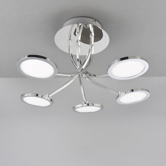 Milfoil 5 Light semi flush LED Dimmable