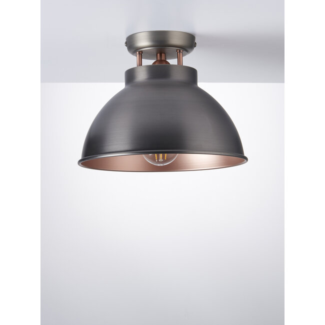 Baldwin 1lt Semi Flush Black