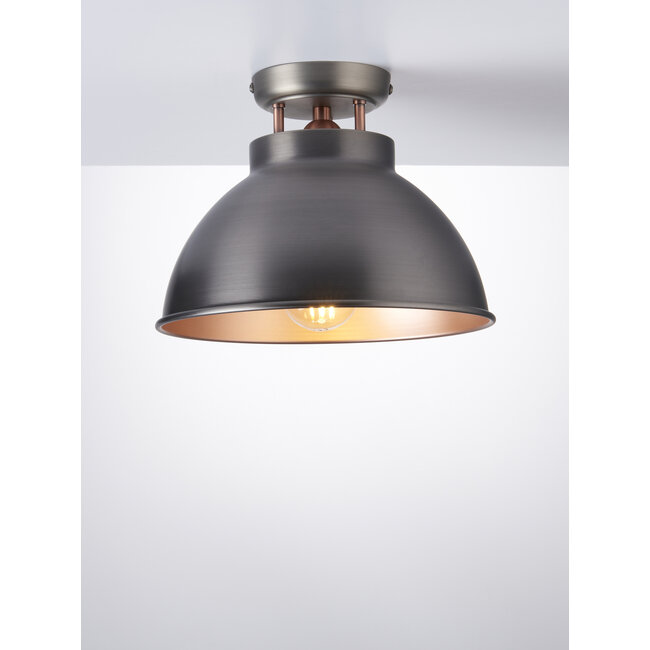 Baldwin 1lt Semi Flush Black