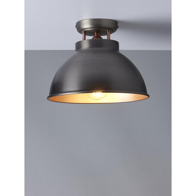 Baldwin 1lt Semi Flush Black