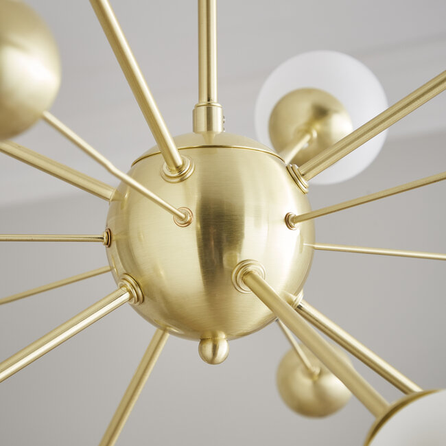 Nova 8 Light Ceiling Fitting Gold