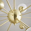 Nova 8 Light Ceiling Fitting Gold