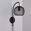 Harrietta Swing Arm Plug In Wall Light Black