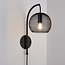 Harrietta Swing Arm Plug In Wall Light Black