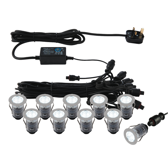 IkonPRO 25mm IP67 Cool White Pack of 10