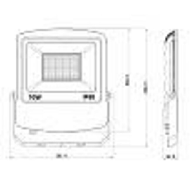 Rex 70w Slim LED Floodlight 4000K 7700lm