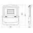 Rex 70w Slim LED Floodlight 4000K 7700lm