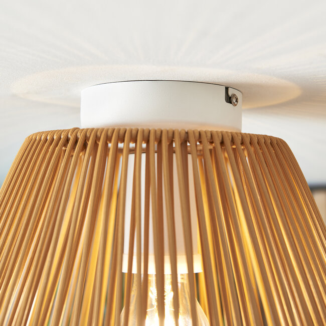 Karala Rattan Outdoor Flush Light