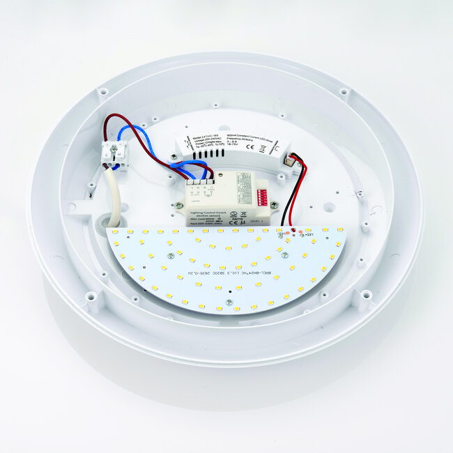 Seran Microwave Eyelid IP65 White