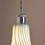 Candy Stripe Glass Easy fit Pendant Blue