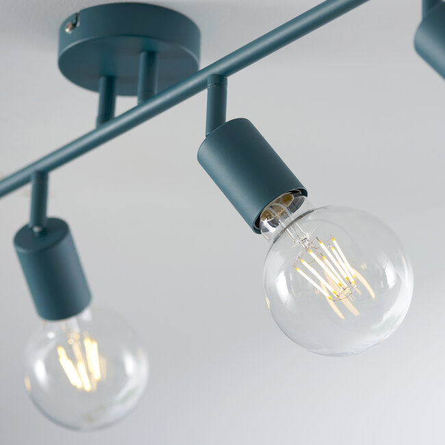 Branch 4 Light Spotlight Bar Teal