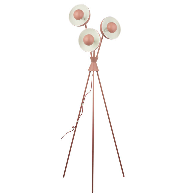 Elements Levi Retro Floor Lamp Clay