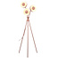 Elements Levi Retro Floor Lamp Clay
