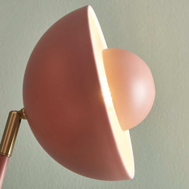 Elements Levi Retro Floor Lamp Clay