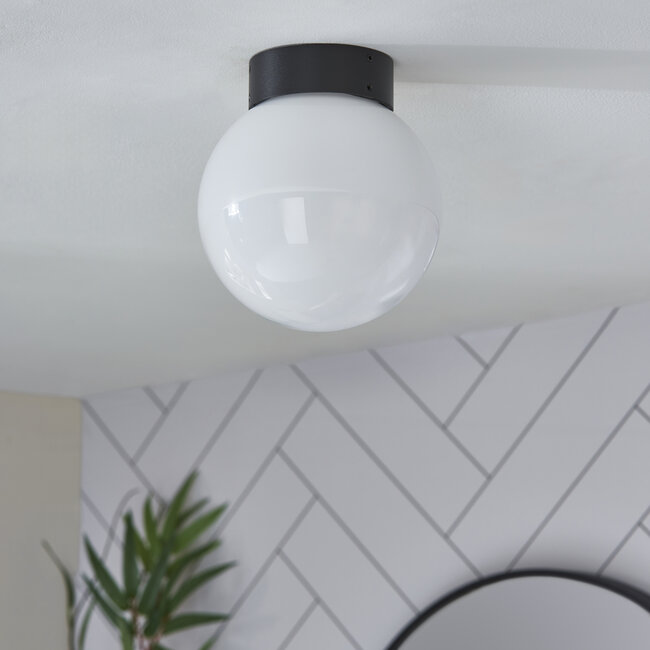 Sligo Outdoor Flsh Ceiling Fitting White