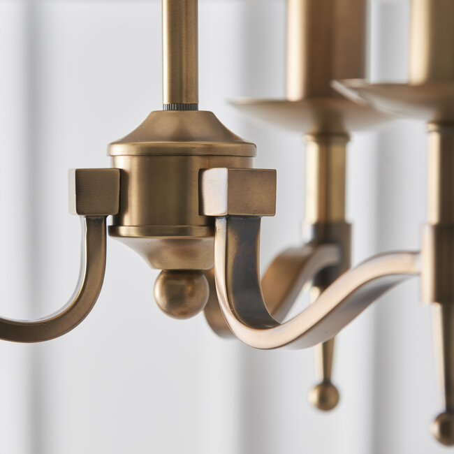 Stanford 3 Light Brass