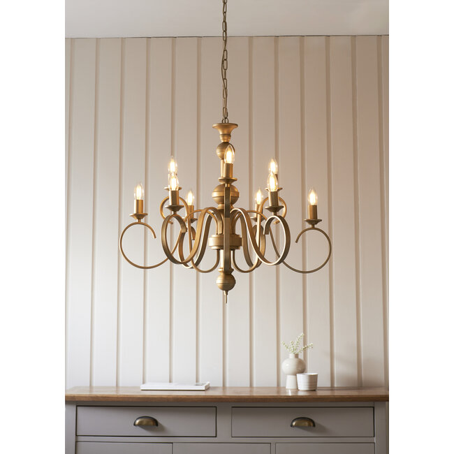 Carmin XL 9lt Pendant Gold