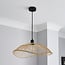 Jacaranda 1 Light Pendant Ceiling Fitting 50cm Rattan