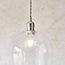 Drop Hammered Lrg Pendant - B.Nickel