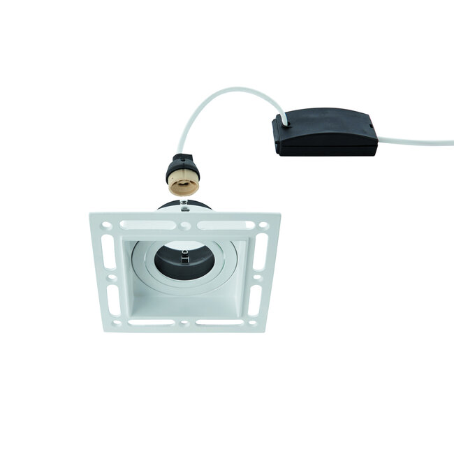 GU10 Trimless Plaster in Downlight White