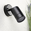 Palin Spot Wall IP44 7W - Matt Black