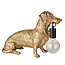 Dachshund Table Vintage Gold 1lt