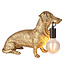 Dachshund Table Vintage Gold 1lt