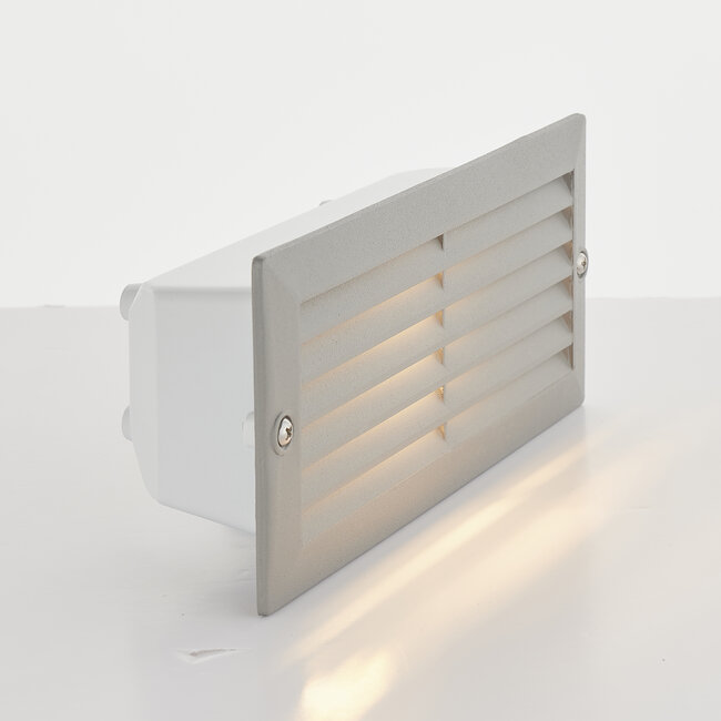 Gecko Brick Light Textured grey paint & frosted glass